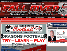 Tablet Screenshot of dragons-football.com